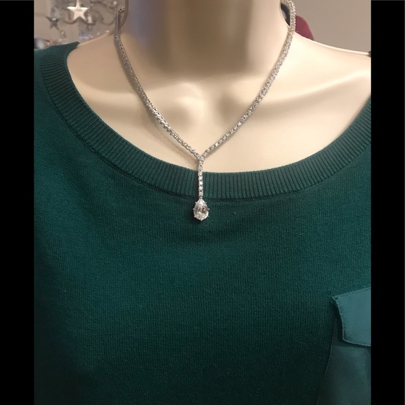 🎁✨ICE Tear Drop Necklace✨🎁 - Picture 2 of 8